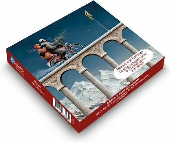 Comello Marius Van Dokkum Kerstkaartenboxje (20 Krt) Set 1 4 Comello Marius Van Dokkum Kerstkaartenboxje (20 Krt) Set 1 - Afbeelding 4