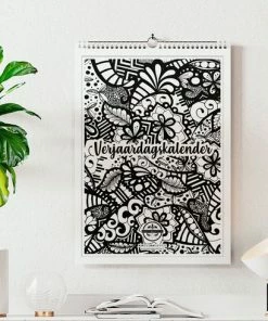 Karin Van De Wardt VERJAARDAGS KALENDER | A4 | Om Te Kleuren Of Niet :)