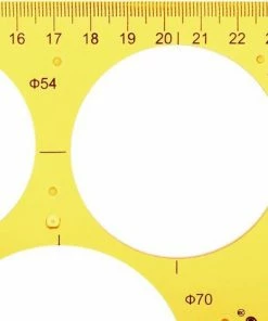 Jinsihou Grote Cirkel Rond Rondetekening Sjabloon KT Soft Kunststof Liniaal Ontwerp Tekentafel -Parker Shop 550x494