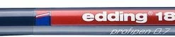 Edding 1800 Zwarte Profipen 0.7mm Fineliner