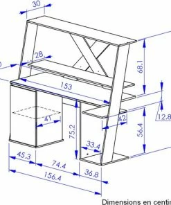 Diagone Game Bureau Axyon Met LED-strip -Parker Shop 550x530 1