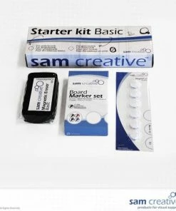 Sam Creative Whiteboard Classic Series 60x120 + Starter Kit | Magnetisch Whiteboard | Whiteboard Met Starter Kit -Parker Shop 550x534 6