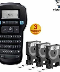Dymo LabelManager 160 - Qwerty Toetsenbord - Inclusief 3x D1 45013 Compatible LetterTapes - Starterpack