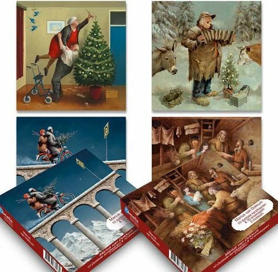Comello Marius Van Dokkum Kerstkaartenboxje (20 Krt) Set 1 1 Comello Marius Van Dokkum Kerstkaartenboxje (20 Krt) Set 1