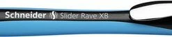 Schneider Schrijfwaren Schneider - Balpen - Slider Rave - XB - 1,4mm - Zwart - S-132501