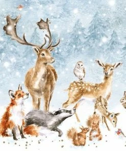 Wrendale Designs - Set Wenskaarten - Winter Wonderland