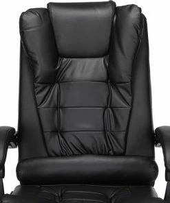 Snailhome Bureaustoel - Ergonomische Draaistoel En Computerstoel - Met Massagefunctie - Belastbaar Tot 150 Kg - Zwart - 61 X 50 X 123cm -Parker Shop 550x546 8