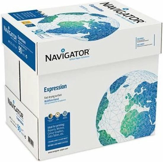 Navigator Printpapier Expression A4 90 Grams 5 Pakken Met 500 Vellen 1 Navigator Printpapier Expression A4 90 Grams 5 Pakken Met 500 Vellen
