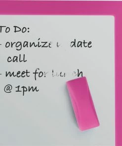 Nobo Klein Magnetisch Whiteboard/Memobord Voor Aan De Muur - Inclusief Whiteboard Marker, Magneten En Wisser - 58.5 X 43 Cm - Roze -Parker Shop 550x548