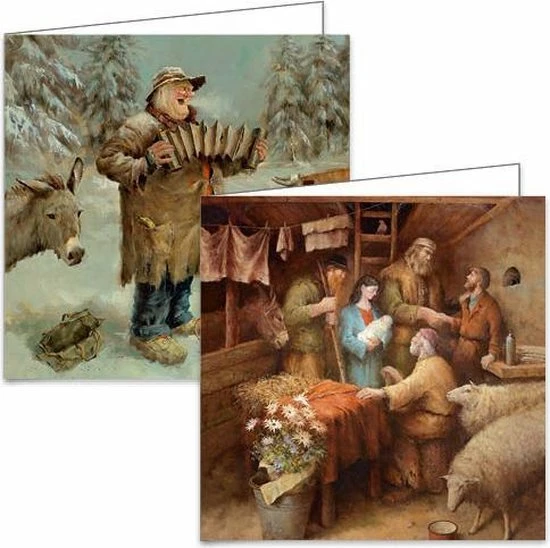 Comello Marius Van Dokkum Kerstkaartenboxje (20 Krt) Set 1 2 Comello Marius Van Dokkum Kerstkaartenboxje (20 Krt) Set 1 - Afbeelding 2