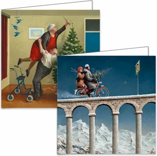 Comello Marius Van Dokkum Kerstkaartenboxje (20 Krt) Set 1 3 Comello Marius Van Dokkum Kerstkaartenboxje (20 Krt) Set 1 - Afbeelding 3