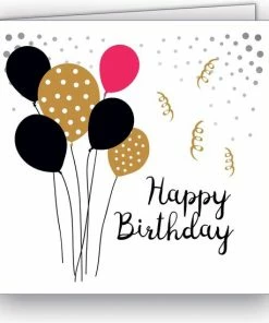 Olijhoek.nl Verjaardagskaarten - Set Van 12 X Gevouwen Verjaardagskaart - 14 Cm X 14 Cm - Inclusief Envelop -Parker Shop 550x549 18
