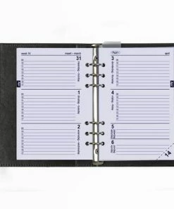 1016-12 A5 Compact Organizer 1 Week Per 2 Paginas 2022-2023-2024 Bloemenzee Zwart Kalpa -Parker Shop 550x550 126