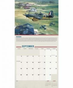 CAROUSEL CALENDARS Legends Of WWII Kalender 2023 -Parker Shop 550x550 139