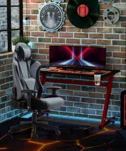 Vinscetto Vinsetto Ergonomische Gamestoel Draaistoel Verstelbare Rugleuning Elastaanstof Zwart 921-500 14 Vinscetto Vinsetto Ergonomische Gamestoel Draaistoel Verstelbare Rugleuning Elastaanstof Zwart 921-500 -Parker Shop 550x550 147