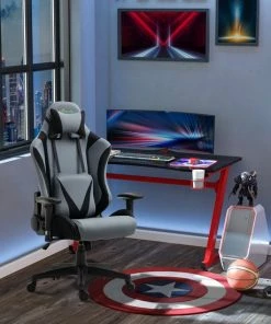 Vinscetto Vinsetto Ergonomische Gamestoel Draaistoel Verstelbare Rugleuning Elastaanstof Zwart 921-500 15 Vinscetto Vinsetto Ergonomische Gamestoel Draaistoel Verstelbare Rugleuning Elastaanstof Zwart 921-500 -Parker Shop 550x550 148