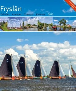 Bekking & Blitz - Maandkalender 2023 - Kunstkalender - Museum Kalender - Fotokalender – Fryslân-Friesland Maandkalender 2023 - 16 Maanden Kalender - Rijk Geïllustreerd - 30 X 30 Centimeter - Opgehangen 30 X 60 Centimeter - Voorzien Van Weeknummers