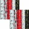 Benza CHAMONIX Metallic Kerstpapier Assortiment Cadeaupapier Inpakpapier Voor Kerstmis - 150 X 70 Cm - 10 Rollen