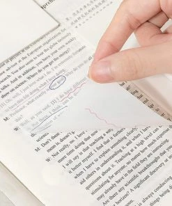 Merkloos Post It Transparant - Sticky Notes - Doorzichtig - Zelfklevend - 50 Velletjes - 70x95mm -Parker Shop 550x550 206