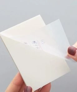 Merkloos Post It Transparant - Sticky Notes - Doorzichtig - Zelfklevend - 50 Velletjes - 70x95mm -Parker Shop 550x550 208