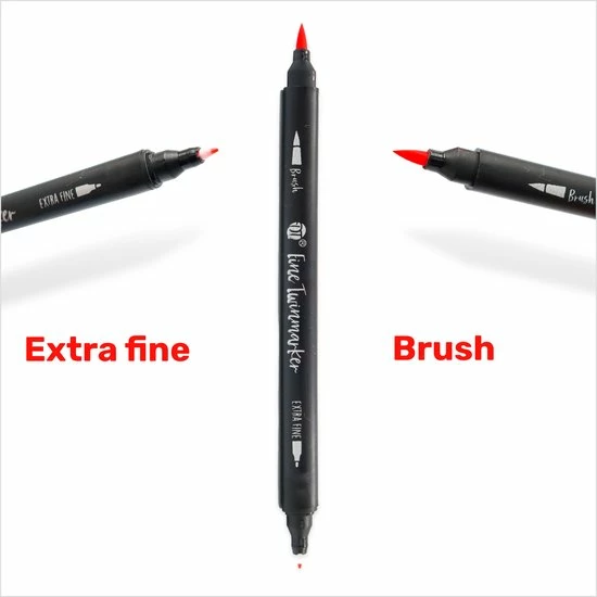 LBB Twinmarkers Rood - 16 Stuks - Professionele Copic Markers - Alcohol Markers - Aquamarkers - Stiften 3 LBB Twinmarkers Rood - 16 Stuks - Professionele Copic Markers - Alcohol Markers - Aquamarkers - Stiften - Afbeelding 3