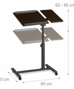 Relaxdays Laptoptafel Op Wieltjes - Hout - Laptopstandaard - Ook Voor Linkshandigen - Zwart 18 Relaxdays Laptoptafel Op Wieltjes - Hout - Laptopstandaard - Ook Voor Linkshandigen - Zwart -Parker Shop 550x550 256