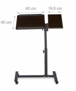Relaxdays Laptoptafel Op Wieltjes - Hout - Laptopstandaard - Ook Voor Linkshandigen - Zwart 21 Relaxdays Laptoptafel Op Wieltjes - Hout - Laptopstandaard - Ook Voor Linkshandigen - Zwart -Parker Shop 550x550 259