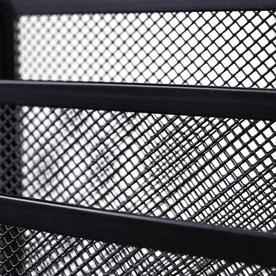 Relaxdays Brievenbak Metaal - Postvak 3 Vakken - Tijdschriftenhouder - Gaas - Briefhouder - Zwart 7 Relaxdays Brievenbak Metaal - Postvak 3 Vakken - Tijdschriftenhouder - Gaas - Briefhouder - Zwart - Afbeelding 7