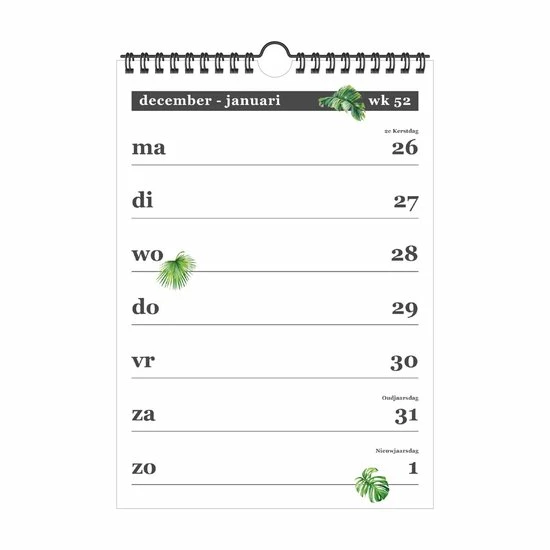 Vera Weekkalender 2023 Nr.3 - Spiraalkalender 2023 A4 Formaat (30xm X 20cm) 2 Vera Weekkalender 2023 Nr.3 - Spiraalkalender 2023 A4 Formaat (30xm X 20cm) - Afbeelding 2