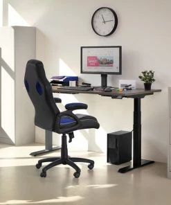 Tectake Elektrisch Tafelframe Denis - Zwart - 402997 - 180x68x123 Cm - Zit-sta Bureau -Parker Shop 550x550 334