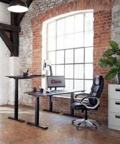 Tectake Elektrisch Tafelframe Denis - Zwart - 402997 - 180x68x123 Cm - Zit-sta Bureau -Parker Shop 550x550 335