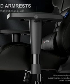 InHarmony® Luxe Ergonomische Gaming Bureaustoel - Game Stoel - Zwart - Met Wielen -Parker Shop 550x550 381