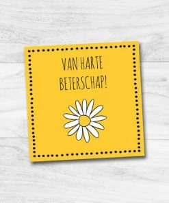 HOUSE OF LOLA Beterschapskaarten / Wenskaarten / Set Kaarten En Enveloppen | 4x | Beterschap -Parker Shop 550x550 415