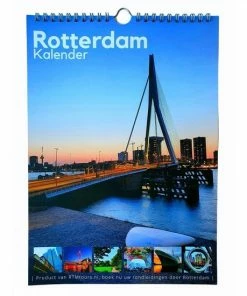RTMtours.nl Rotterdamse Kalender - Stad Rotterdam - Hotspots - Volwassenen - Verjaardagskalender - Wandkalender - Wanddecoratie - A4