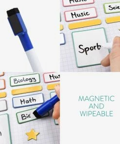 Navaris Magnetische Weekplanner - 40 X 32 Cm - Inclusief 115 Stickers En Stift - Uitwisbare Familieplanner - Magneetbord - Wit 13 Navaris Magnetische Weekplanner - 40 X 32 Cm - Inclusief 115 Stickers En Stift - Uitwisbare Familieplanner - Magneetbord - Wit -Parker Shop 550x550 450