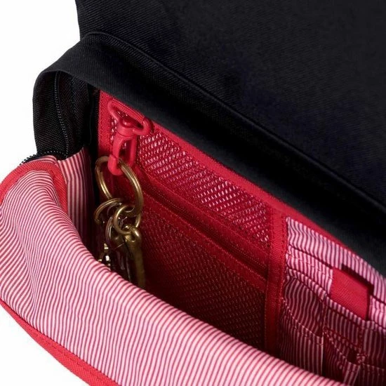 Herschel Pop Quiz - Black Crosshatch / Rugzak - Schooltas - Laptoptas / 15" Fleece Laptopvak - Meerdere Extra Vakken - 22L Opbergruimte / Met Levenslange Fabrieksgarantie / Limited Lifetime Warranty / Zwart 9 Herschel Pop Quiz - Black Crosshatch / Rugzak - Schooltas - Laptoptas / 15" Fleece Laptopvak - Meerdere Extra Vakken - 22L Opbergruimte / Met Levenslange Fabrieksgarantie / Limited Lifetime Warranty / Zwart - Afbeelding 9