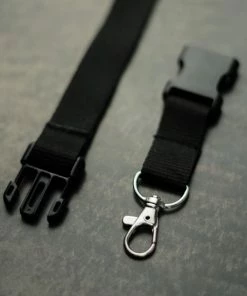 Merkloos Zwart Keycord, 50 Stuks -Parker Shop 550x550 492