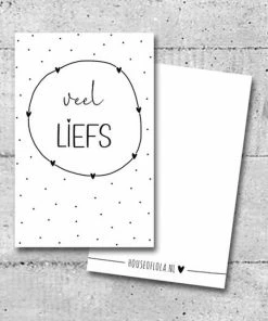 HOUSE OF LOLA 20x Minikaartjes / Kleine Kaartjes / Cadeaulabels | Verjaardag En Meer | Zwart & Wit -Parker Shop 550x550 545