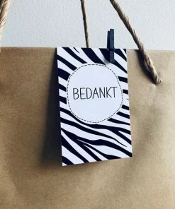 HOUSE OF LOLA 20x Minikaartjes / Kleine Kaartjes / Cadeaulabels | Verjaardag En Meer | Zwart & Wit -Parker Shop 550x550 546