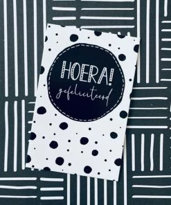 HOUSE OF LOLA 20x Minikaartjes / Kleine Kaartjes / Cadeaulabels | Verjaardag En Meer | Zwart & Wit -Parker Shop 550x550 547