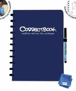 Correctbook Original Midnight Blue A4-Blanco - Uitwisbaar / Whiteboard Notitieboek