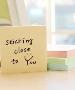 Stick'n Sticky Notes 6-Pack - 76x76mm - Pastel Geel - 100 Post Its Per Blok -Parker Shop 550x550 56