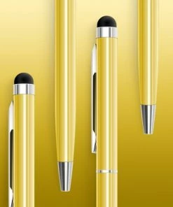 QY Balpen Met Touch Screen Soft Top - Set 10 Stuks - Goud -Parker Shop 550x550 605