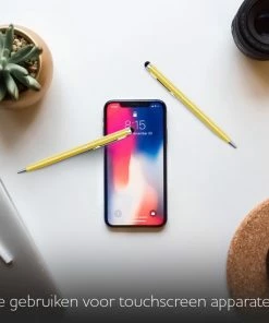 QY Balpen Met Touch Screen Soft Top - Set 10 Stuks - Goud -Parker Shop 550x550 606