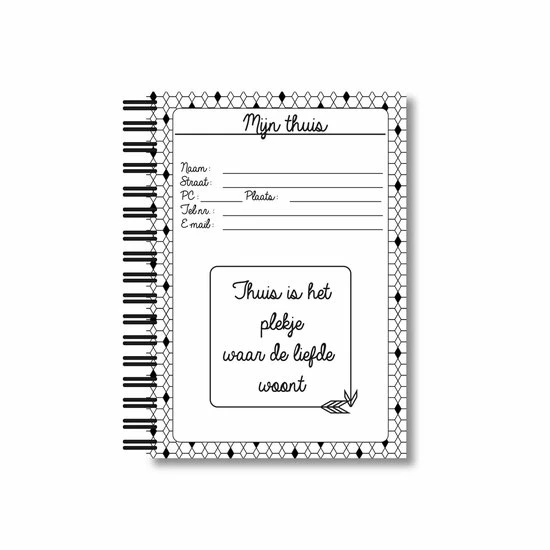 De Pastorie Adresboekje A6-formaat | Adressenboek 4 De Pastorie Adresboekje A6-formaat | Adressenboek - Afbeelding 4