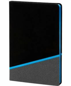 Papacasso Schetsboek A5 - Luxe Notebook - Schrijfblok - Notitieblok - Hardcover Handgemaakt Van Leer - Premium Zuurvrij Papier - Opbergvak - 256 Blanco Pagina's - Perfect Cadeau - Blauw