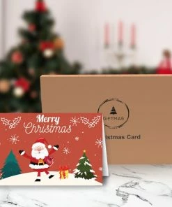 Giftmas Kerstkaarten - Wenskaarten - 36 Stuks - Met Enveloppen En Stickers - 10x15cm -Parker Shop 550x550 68