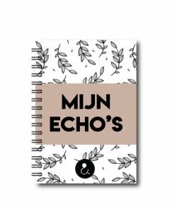 Studio Ins & Outs Sinterklaas Cadeautjes - Cadeau Vrouw - Kerst - Cadeau - Kerst Cadeau - Kerst Cadeautjes - Echo Boekje - Echoboekje - Echo Boek - Zwangerschap - Zwangerschapsdagboek - Zwangerschaps Cadeau - Zwangerschapsboek