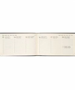 LEGAMI POCKET AGENDA 2023 - Week Op 2 Pagina's - Verticaal - DWARS - 14x8cm - Petrol Blue -Parker Shop 550x550 761