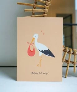 Wenskaarten Geboorte - Enkele Kaarten 8 Stuks (4x2) - Kaartenset Met Enveloppen & Sluitstickers - Made By Mary -Parker Shop 550x550 793